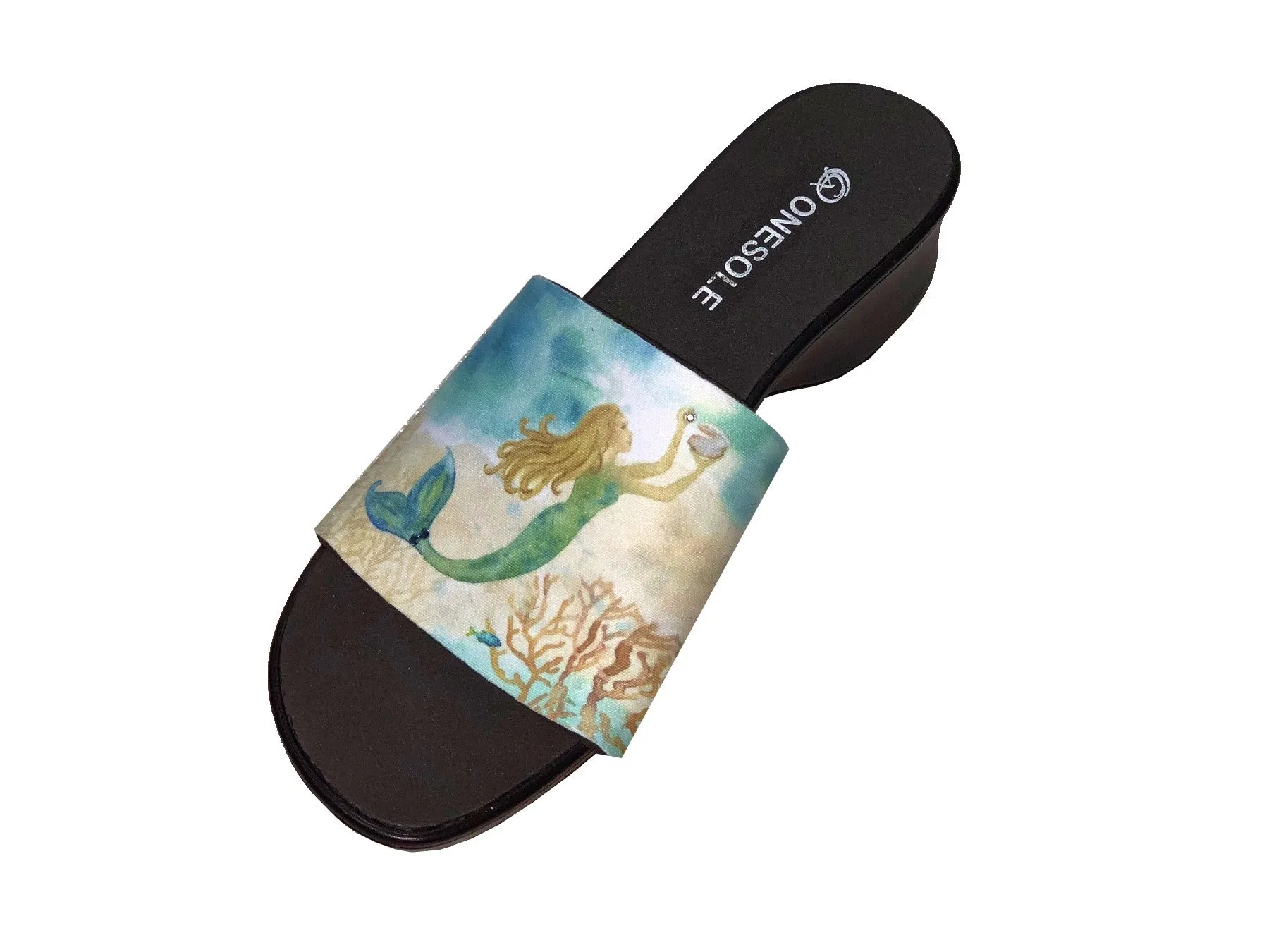 * Mermaid Realm Black Leisure Interchangeable Shoe Travel Kit