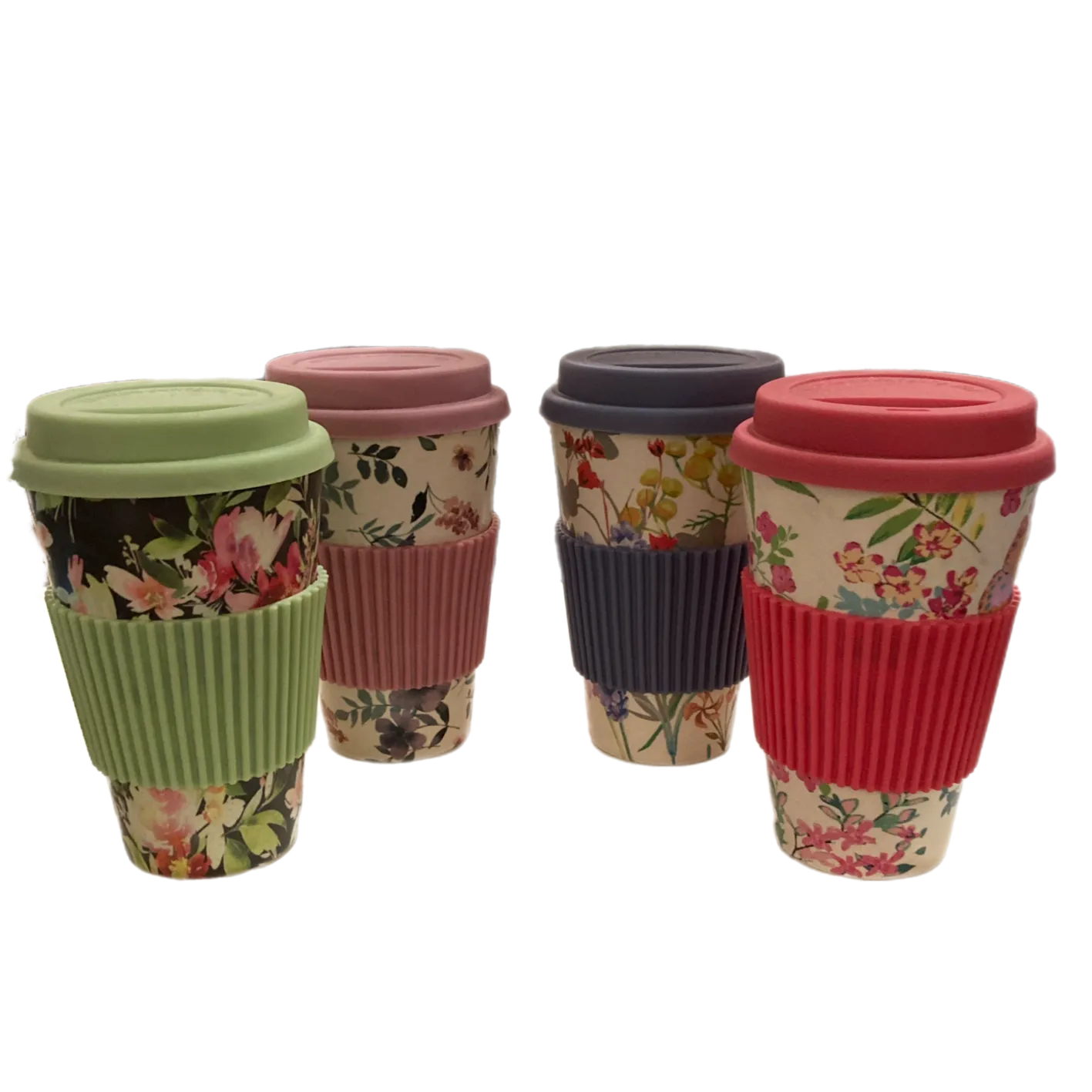 Assorted Bamboo Travel Mug, INDIVIDUALLY SOLD