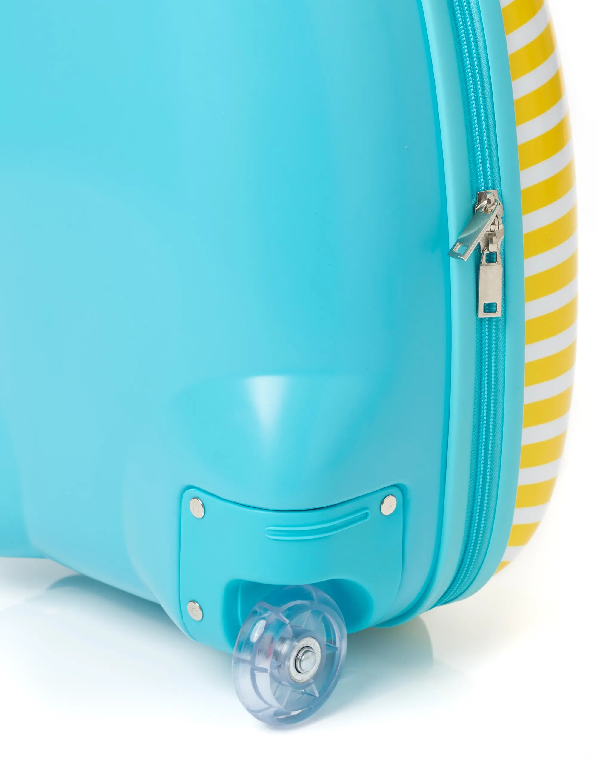 Baby Shark Kids Blue Yellow Suitcase