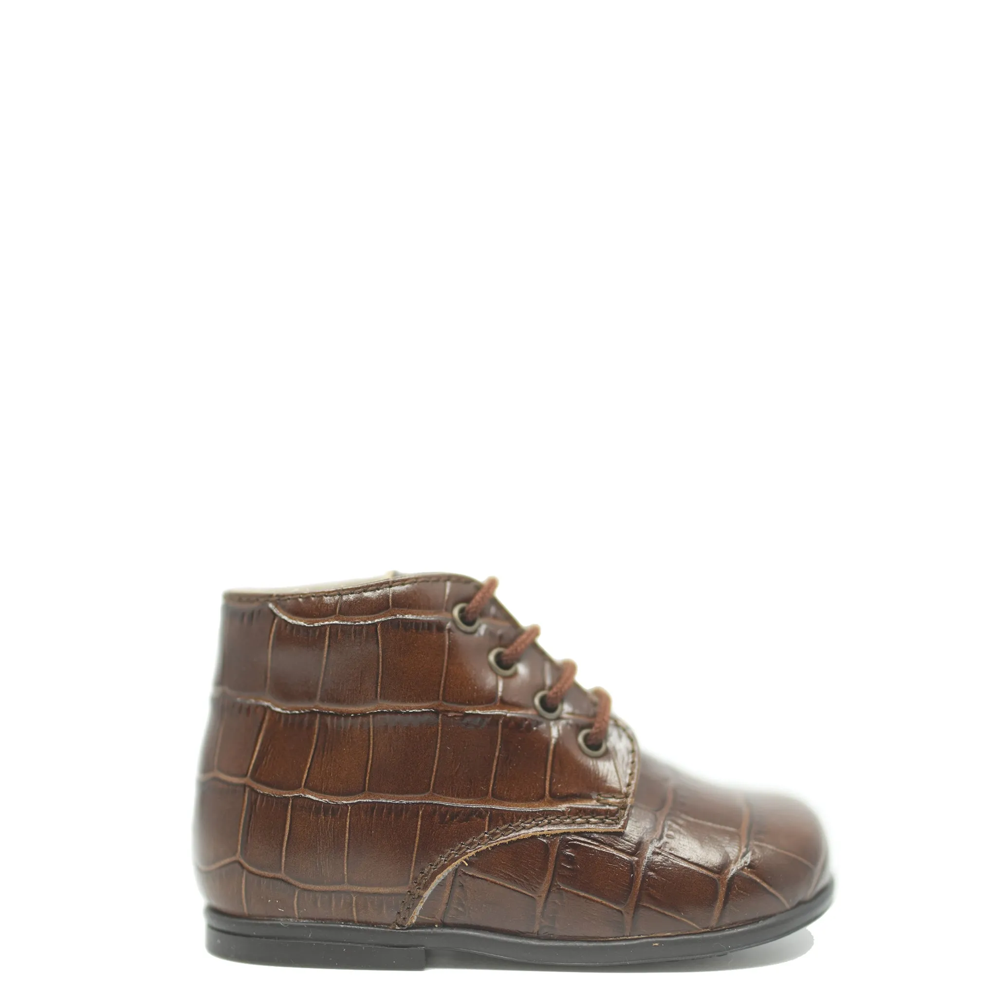 Beberlis Brown Croc Baby Bootie