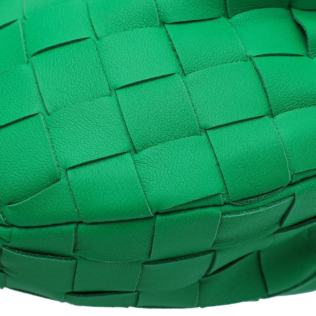 Bottega Veneta Grass Green Intrecciato Nappa Jodie Mini Bag