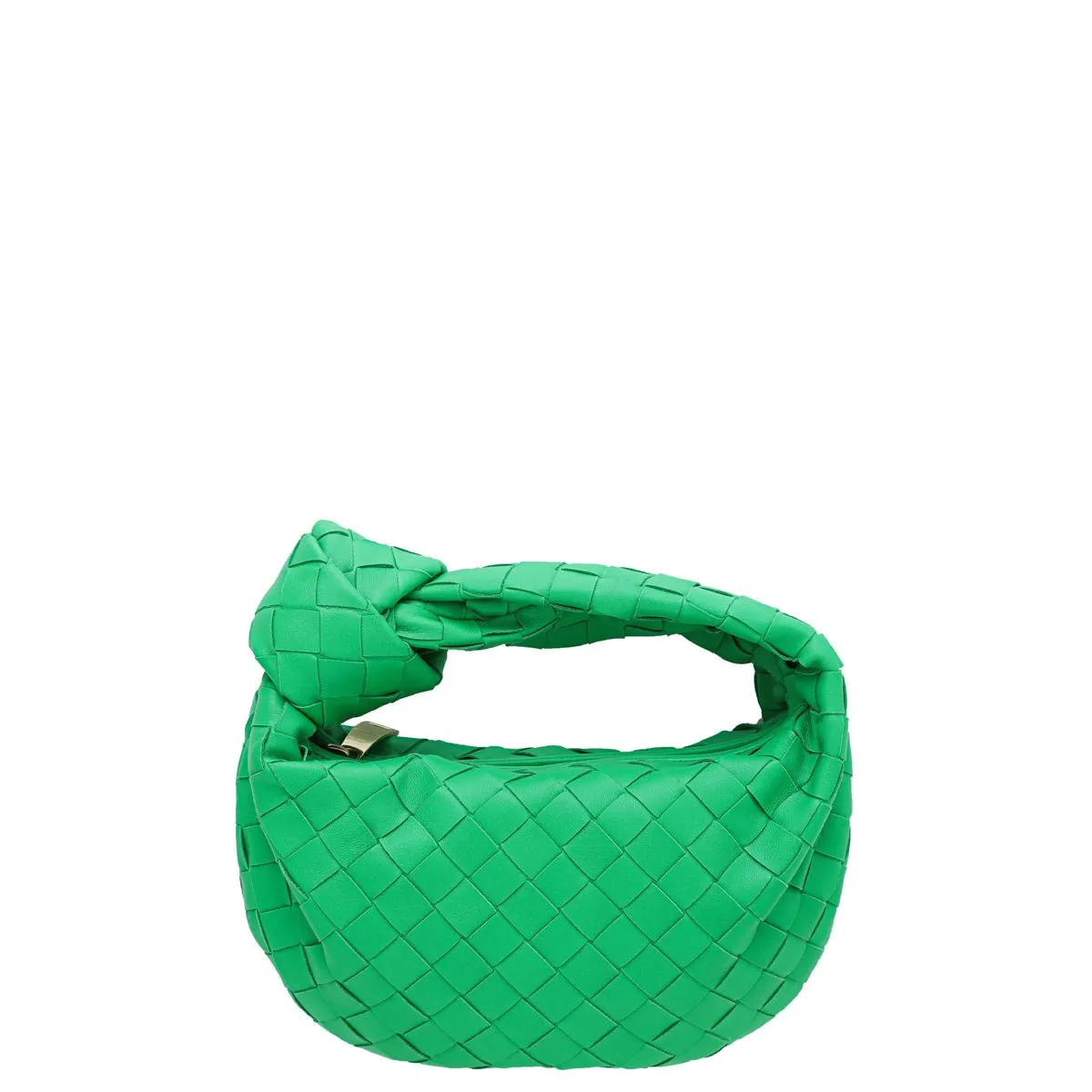 Bottega Veneta Grass Green Intrecciato Nappa Jodie Mini Bag