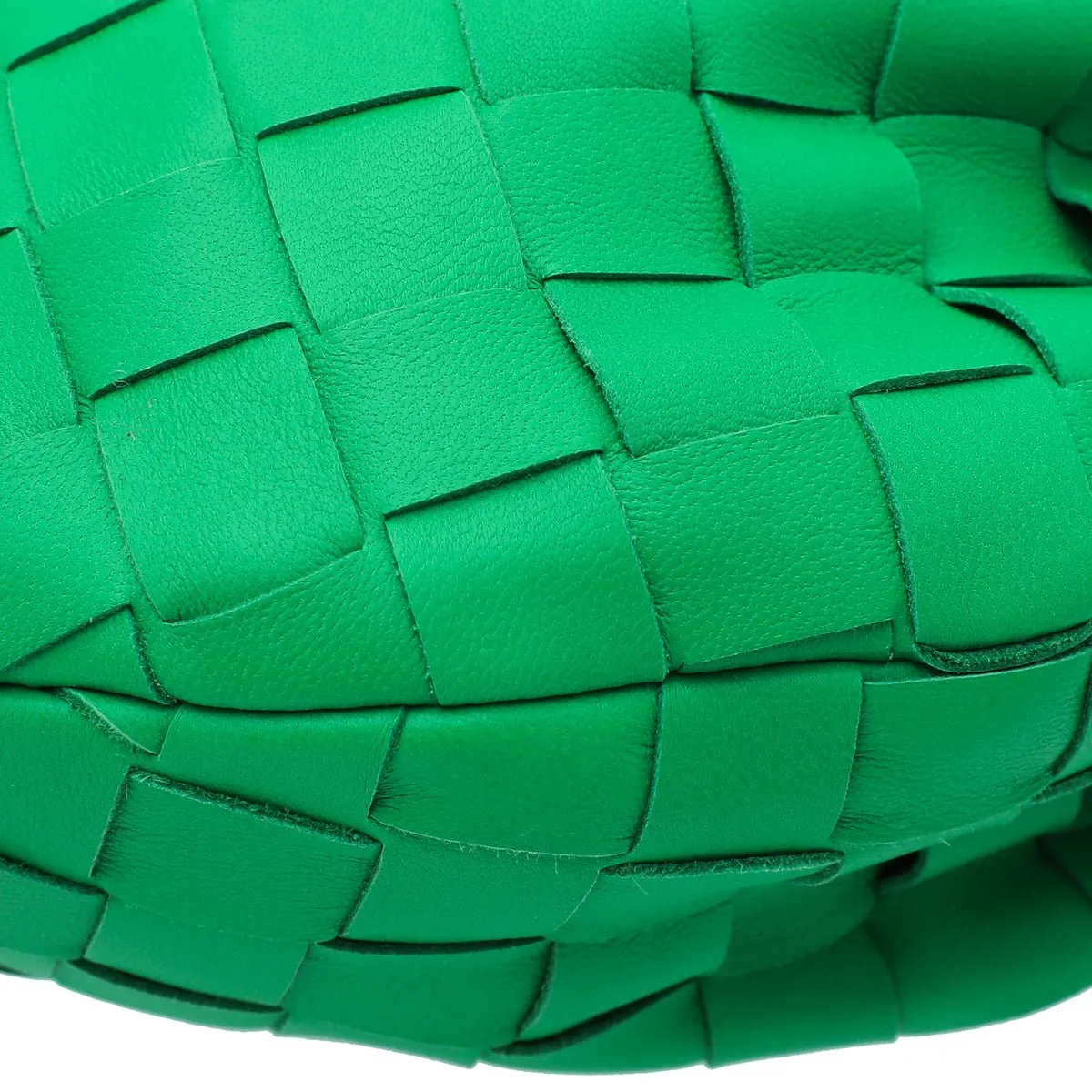 Bottega Veneta Grass Green Intrecciato Nappa Jodie Mini Bag