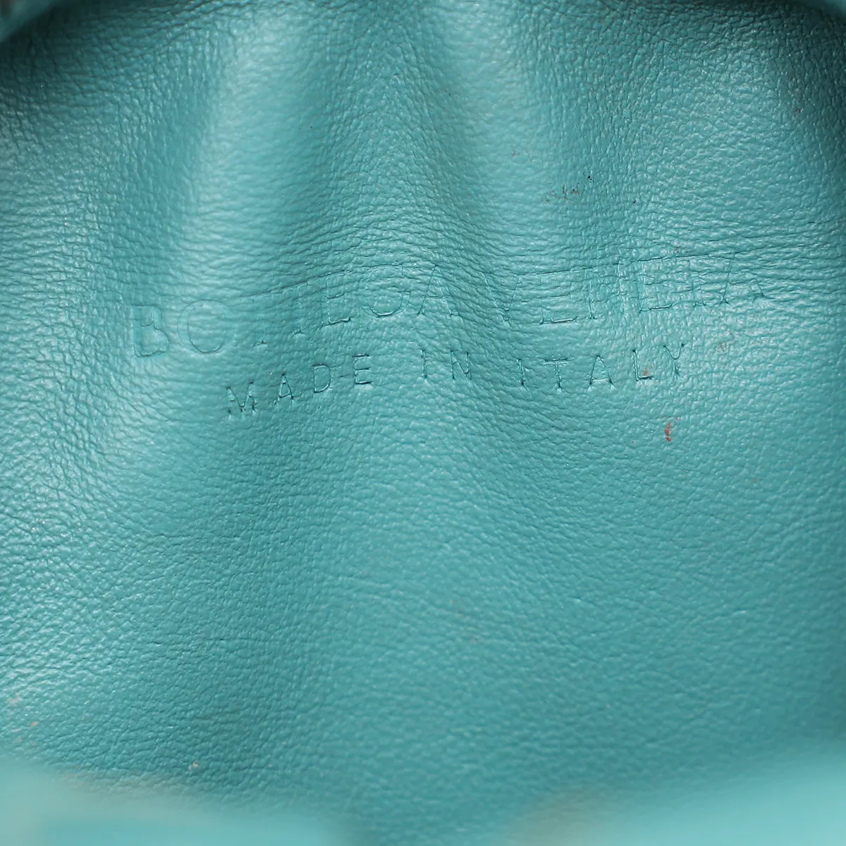 Bottega Veneta Teal Intrecciato Nappa Jodie Bag