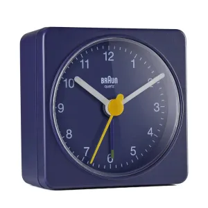 Braun BC02 Classic Travel Alarm Clock Blue