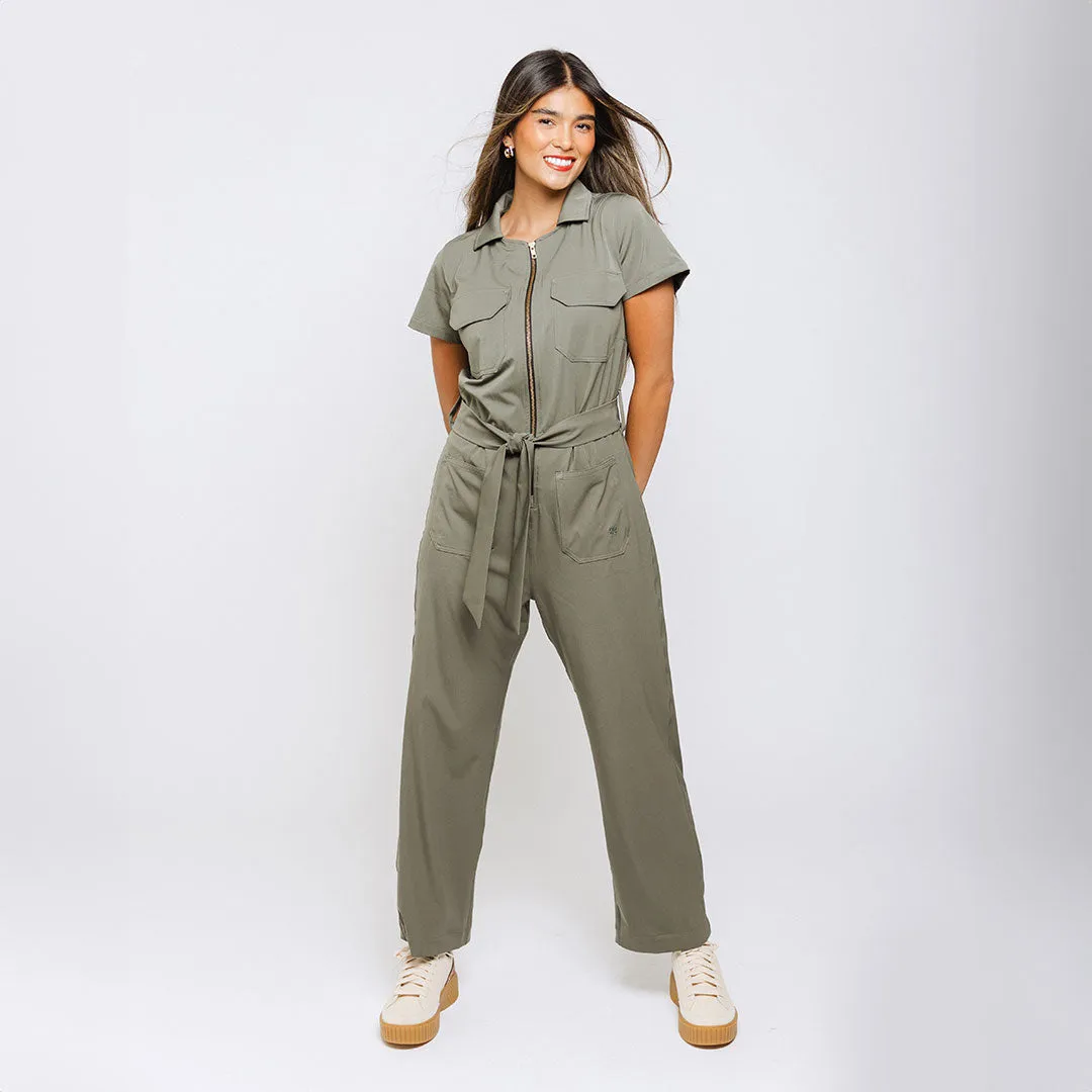 City Jumpsuit, Olive