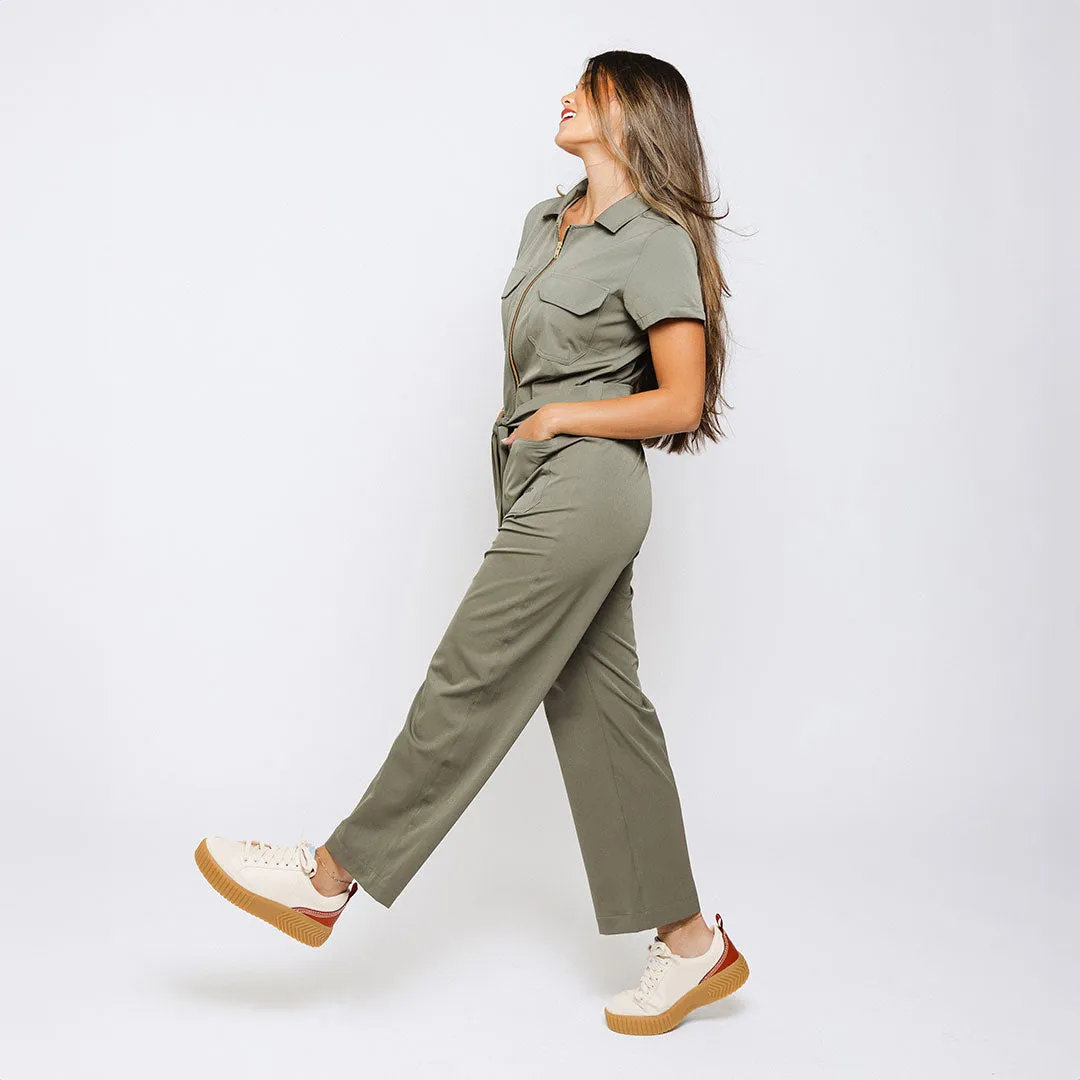 City Jumpsuit, Olive