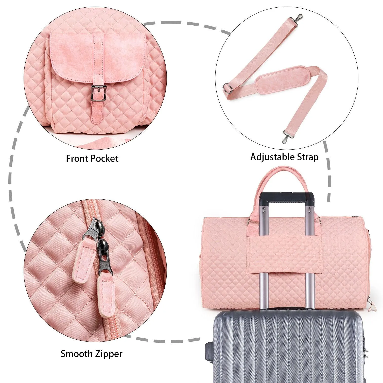 Convertible Clothing Luggage Bag