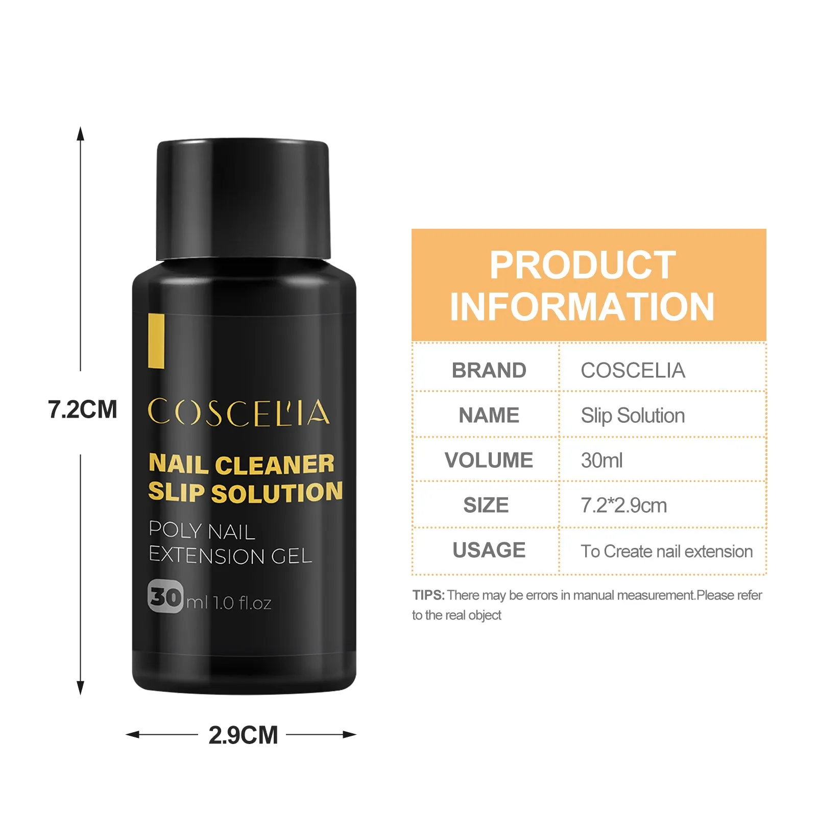 Coscelia Poly Gel Slip Solution 30ml