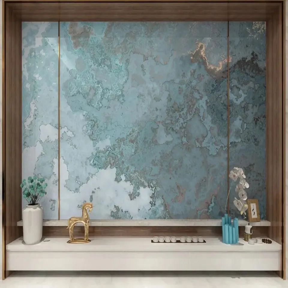 Custom Wallpaper Mural Marble Effect 5 Options (㎡)