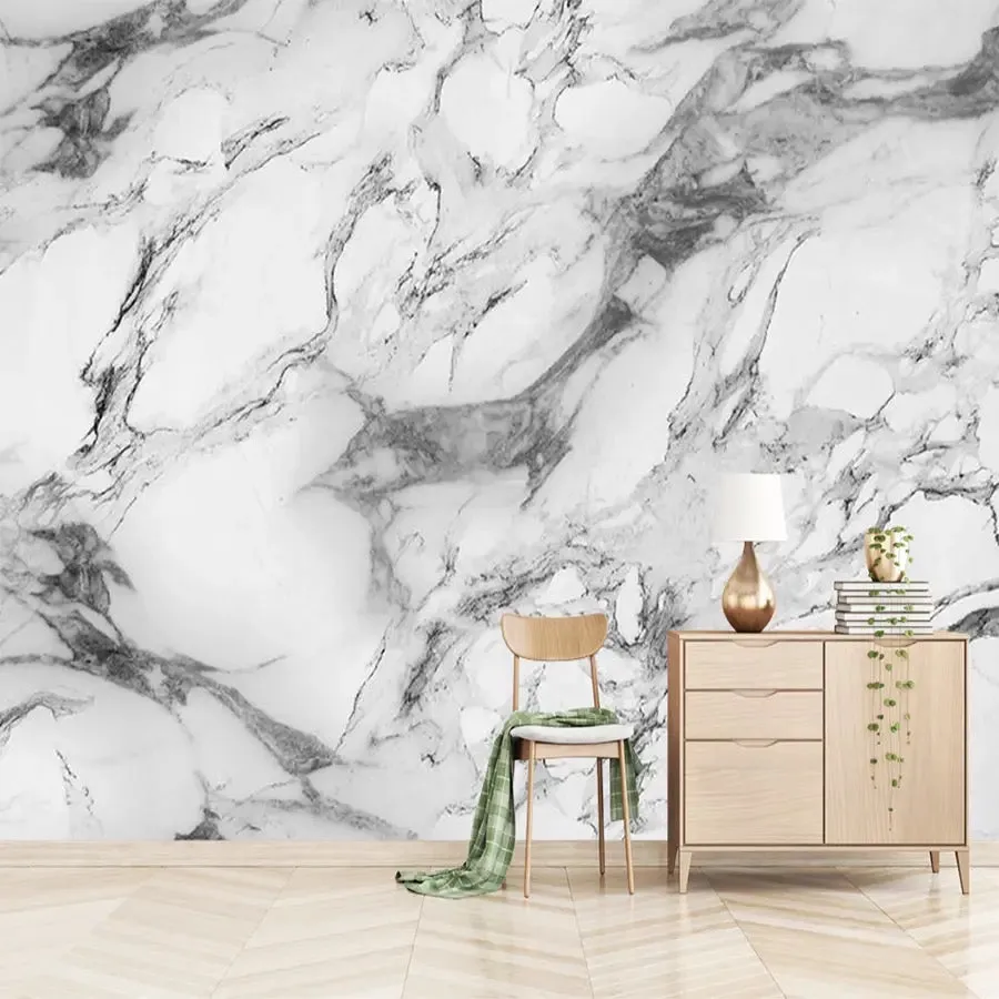 Custom Wallpaper Mural Marble Effect 5 Options (㎡)