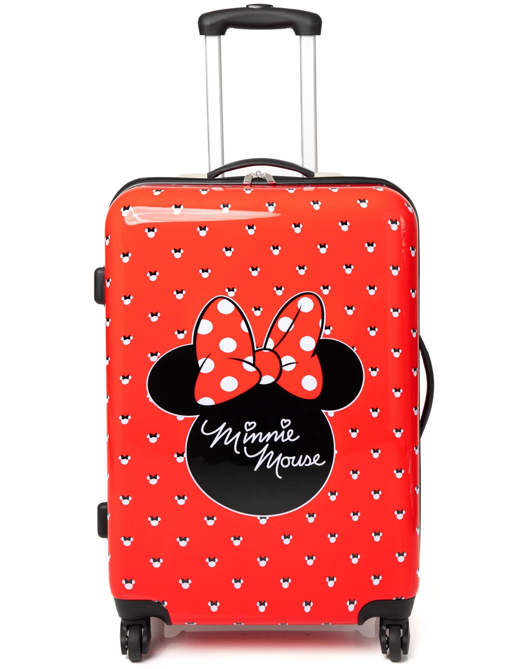 Disney Minnie Mouse Womens Red Medium Suitcase