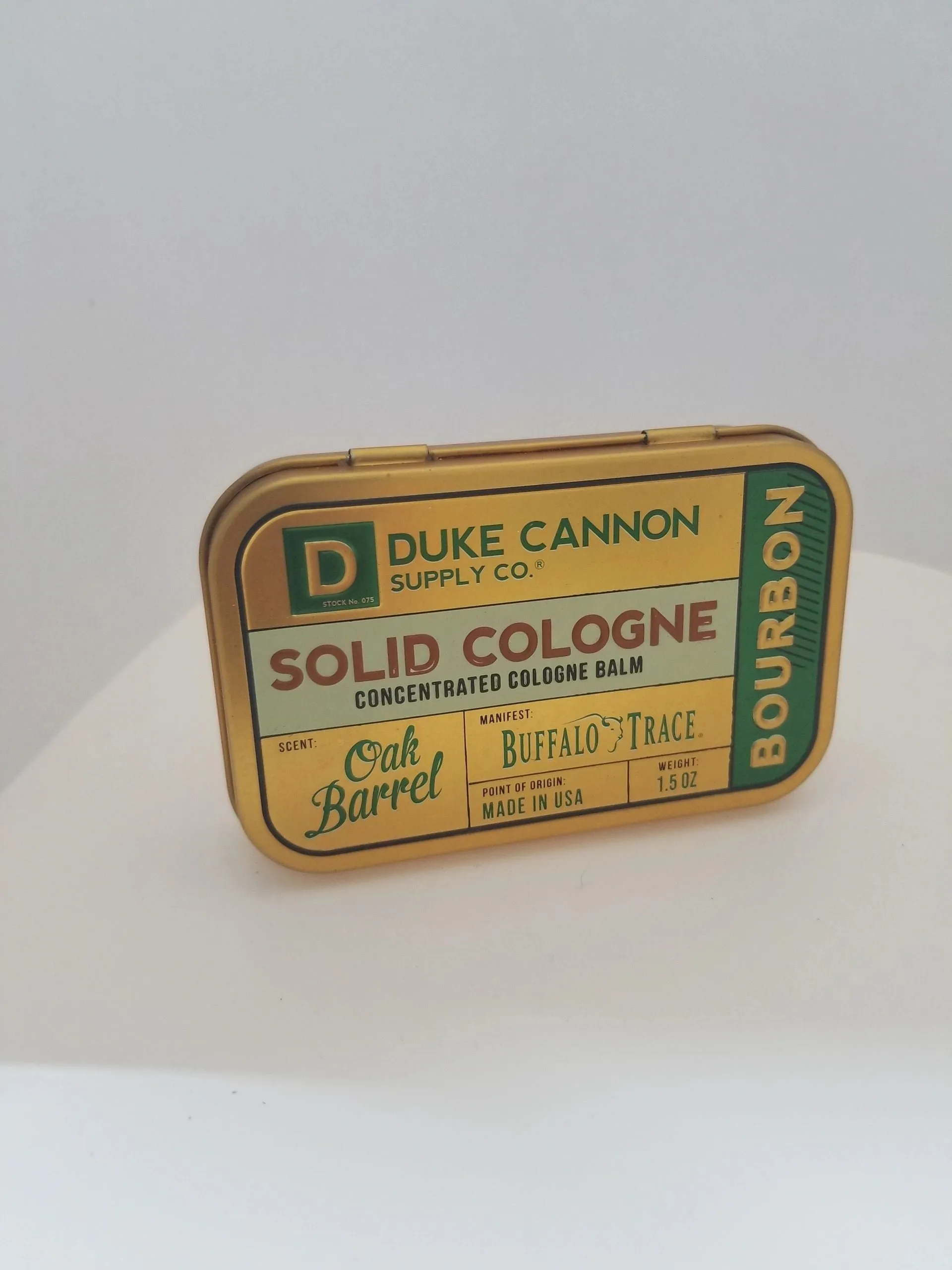 Duke Cannon Supply Co. "Oak Barrel" Concentrated Cologne "BOURBON"