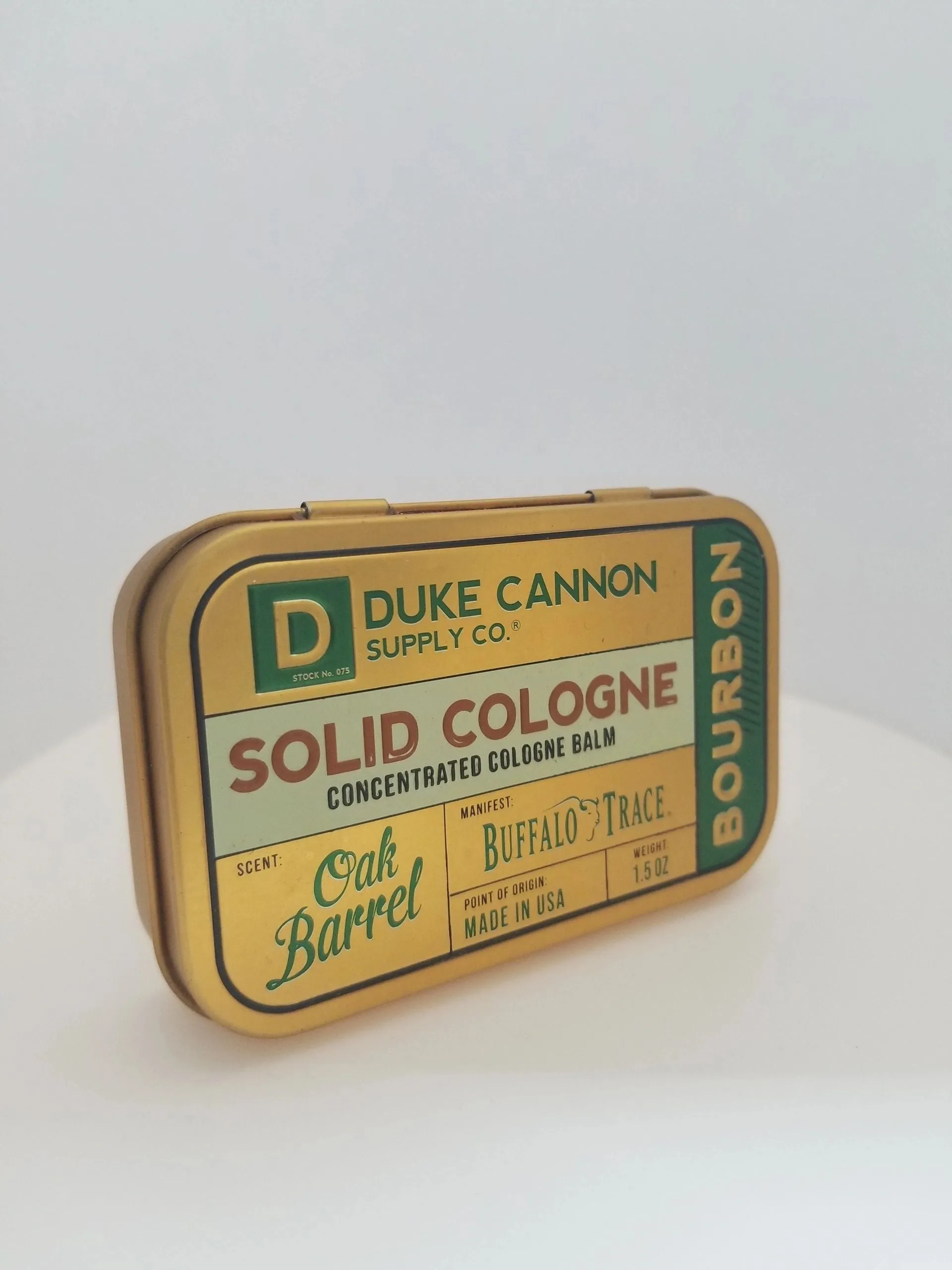 Duke Cannon Supply Co. "Oak Barrel" Concentrated Cologne "BOURBON"