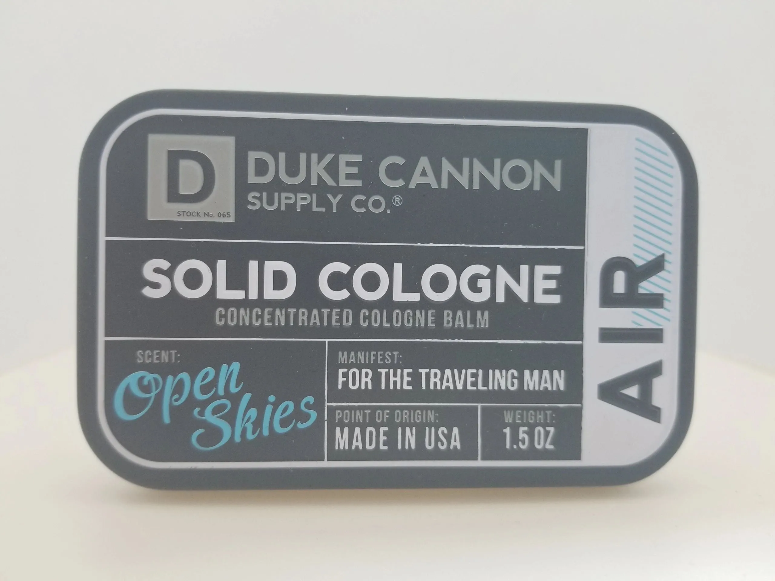 Duke Cannon Supply Co. "Open Skies" Concentrated Cologne "AIR"