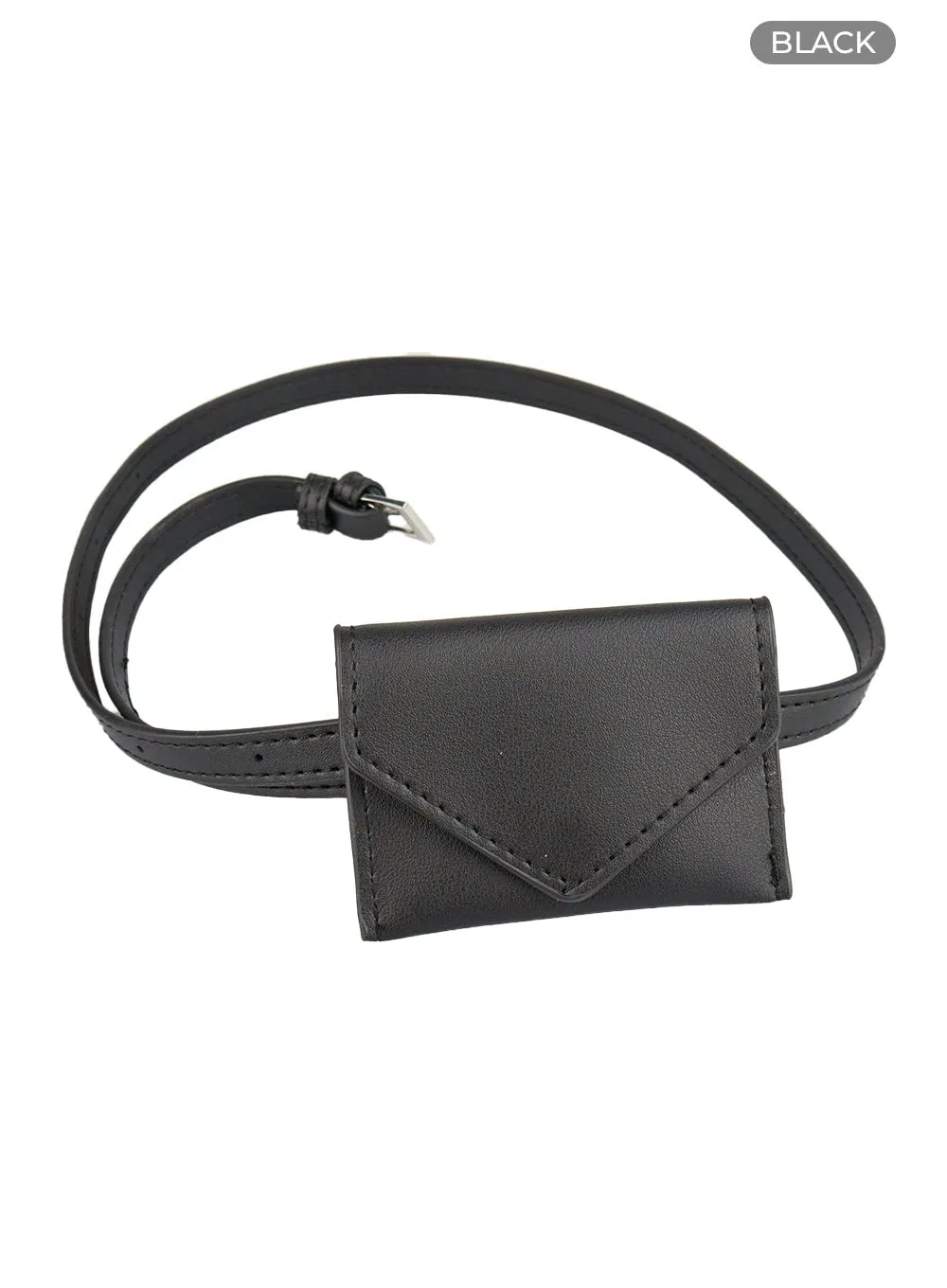 Faux Leather Buckle Belt CU410