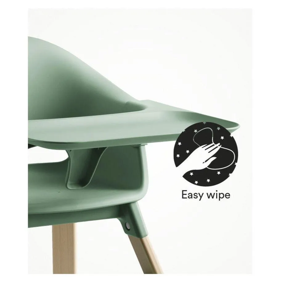 FLOOR MODEL SALE - Stokke - Clikk High Chair - Clover Green w/ Travel Bag (STORE PICKUP ONLY)