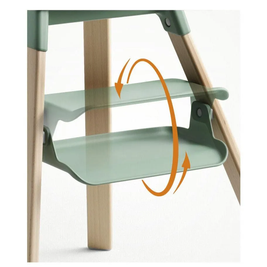 FLOOR MODEL SALE - Stokke - Clikk High Chair - Clover Green w/ Travel Bag (STORE PICKUP ONLY)