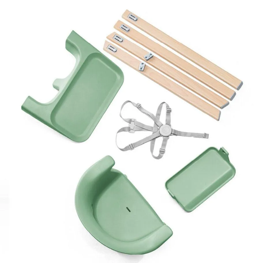 FLOOR MODEL SALE - Stokke - Clikk High Chair - Clover Green w/ Travel Bag (STORE PICKUP ONLY)