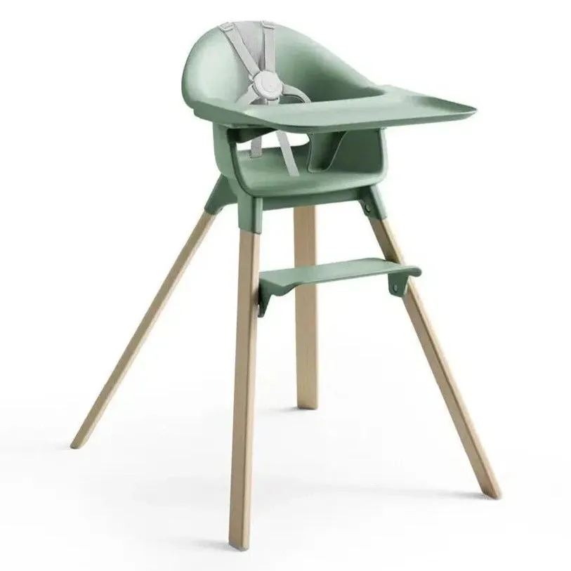 FLOOR MODEL SALE - Stokke - Clikk High Chair - Clover Green w/ Travel Bag (STORE PICKUP ONLY)