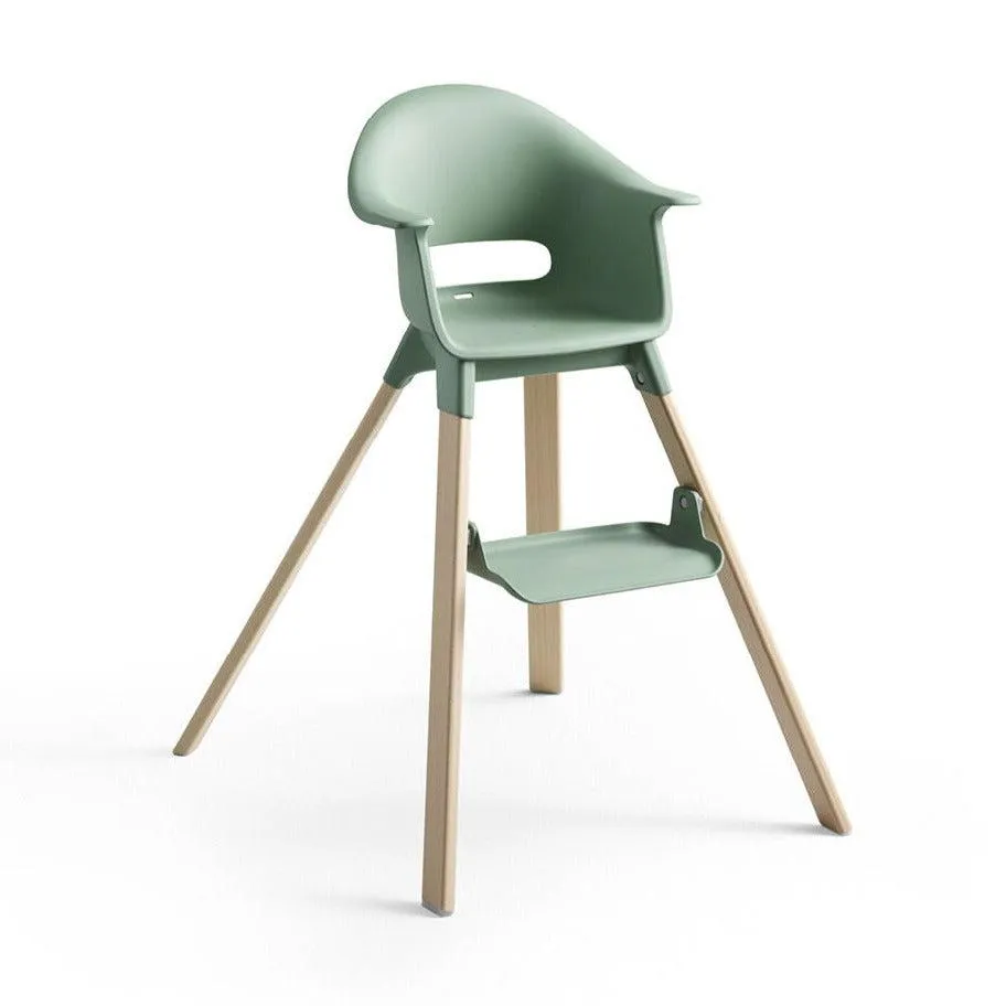 FLOOR MODEL SALE - Stokke - Clikk High Chair - Clover Green w/ Travel Bag (STORE PICKUP ONLY)