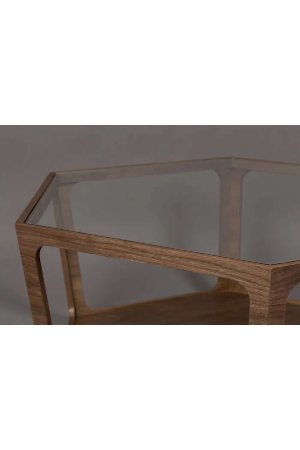 Glass Hexagon Coffee Table | Dutchbone Sita