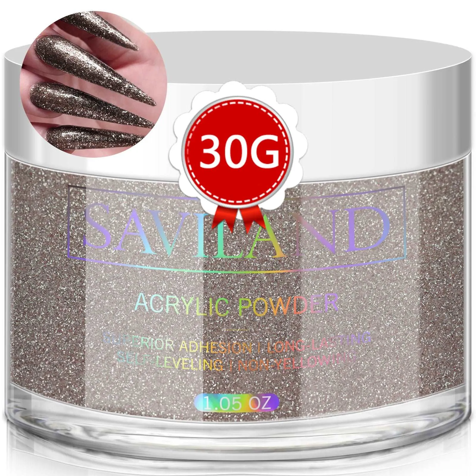 Glitter Large Capacity Acrylic Powder - 30g