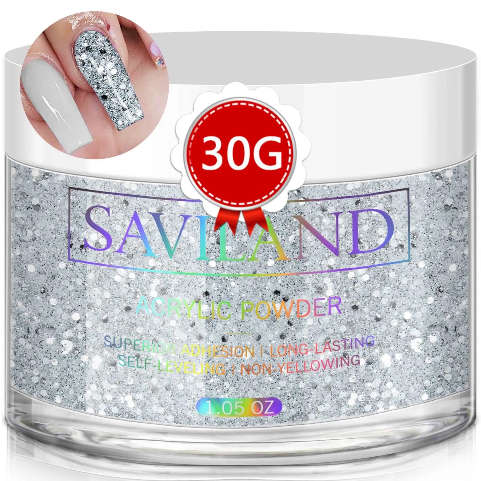 Glitter Large Capacity Acrylic Powder - 30g