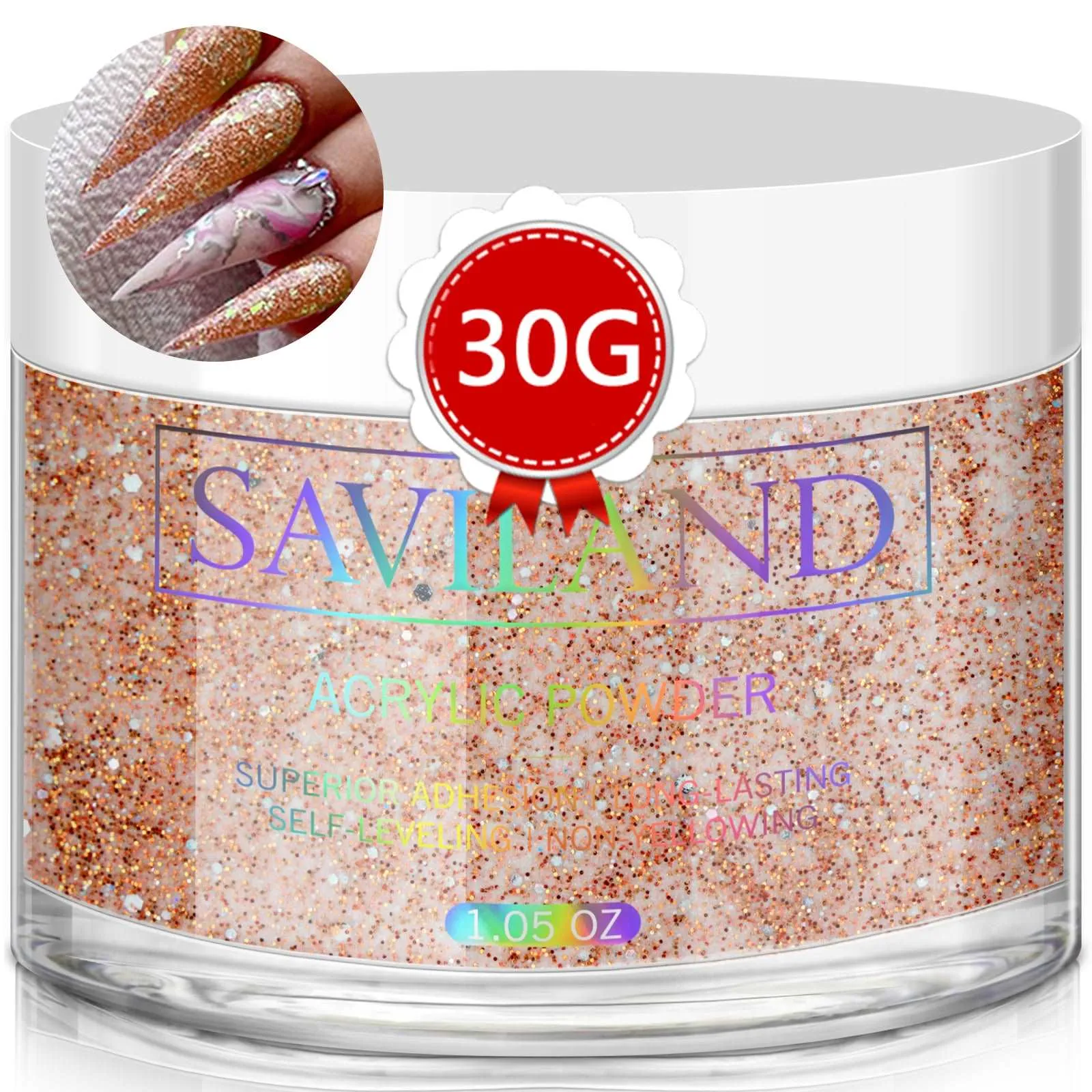 Glitter Large Capacity Acrylic Powder - 30g