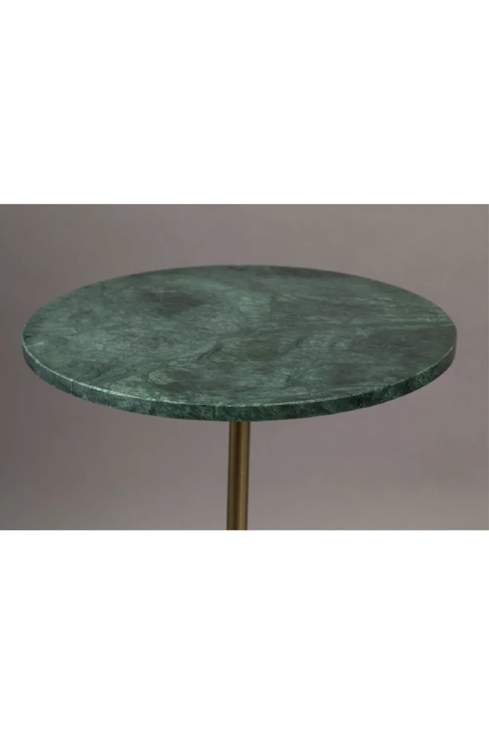 Green Round Marble End Table | Dutchbone Gunnar