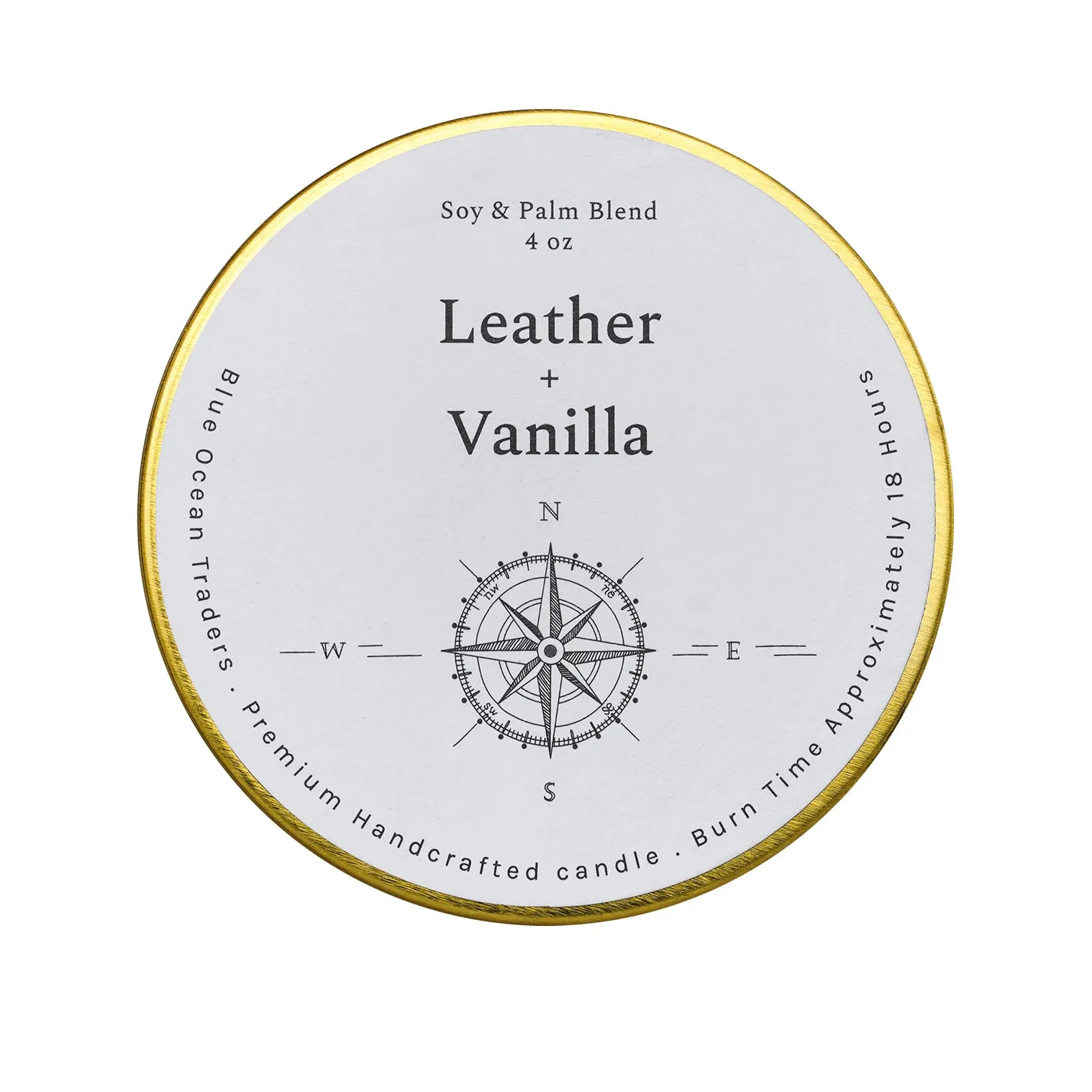 Leather   Vanilla Travel Tin