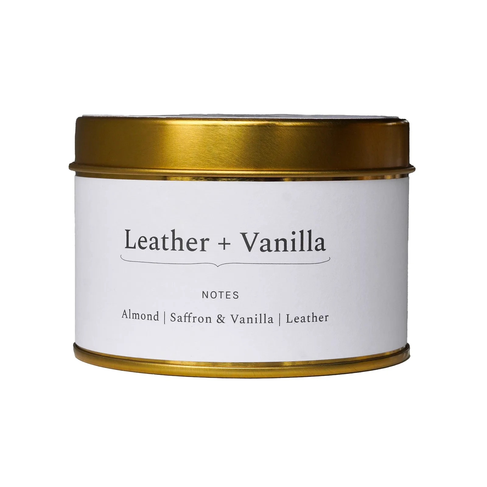 Leather   Vanilla Travel Tin