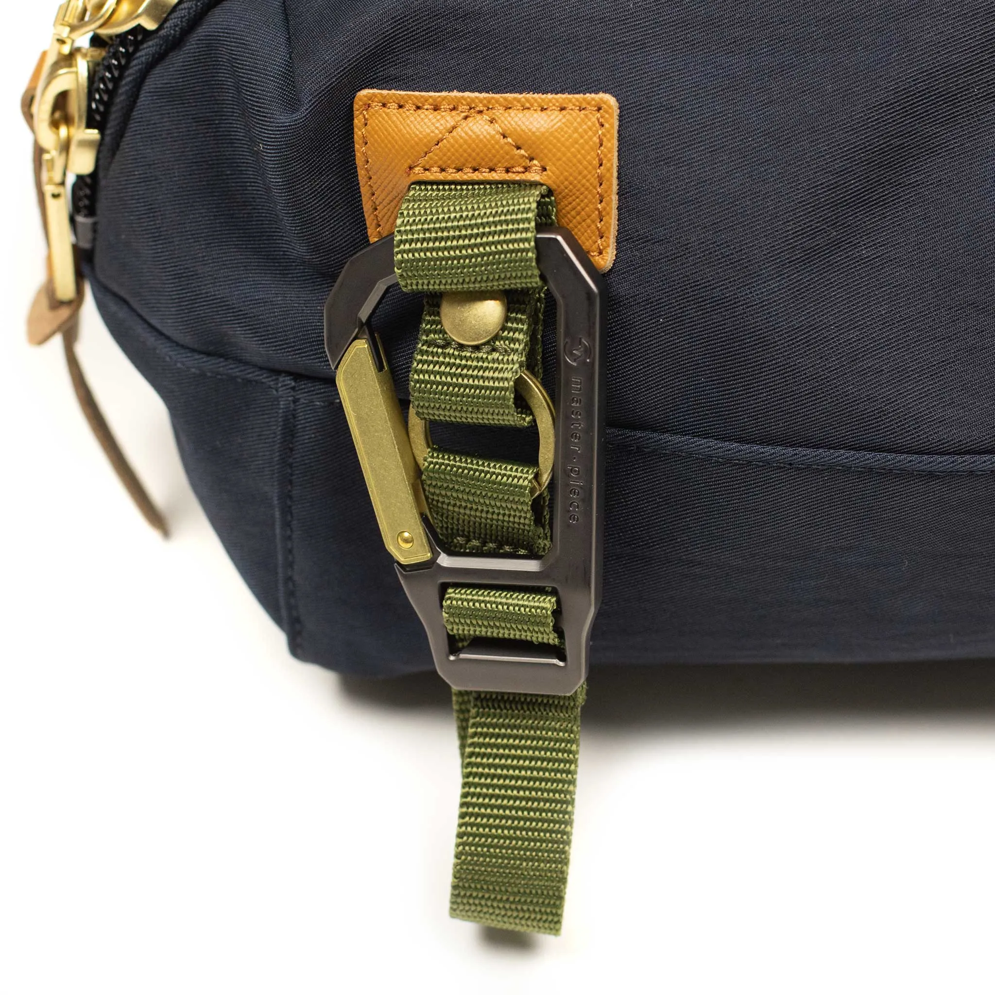 Link carry bag in navy shrunken nylon (restock)