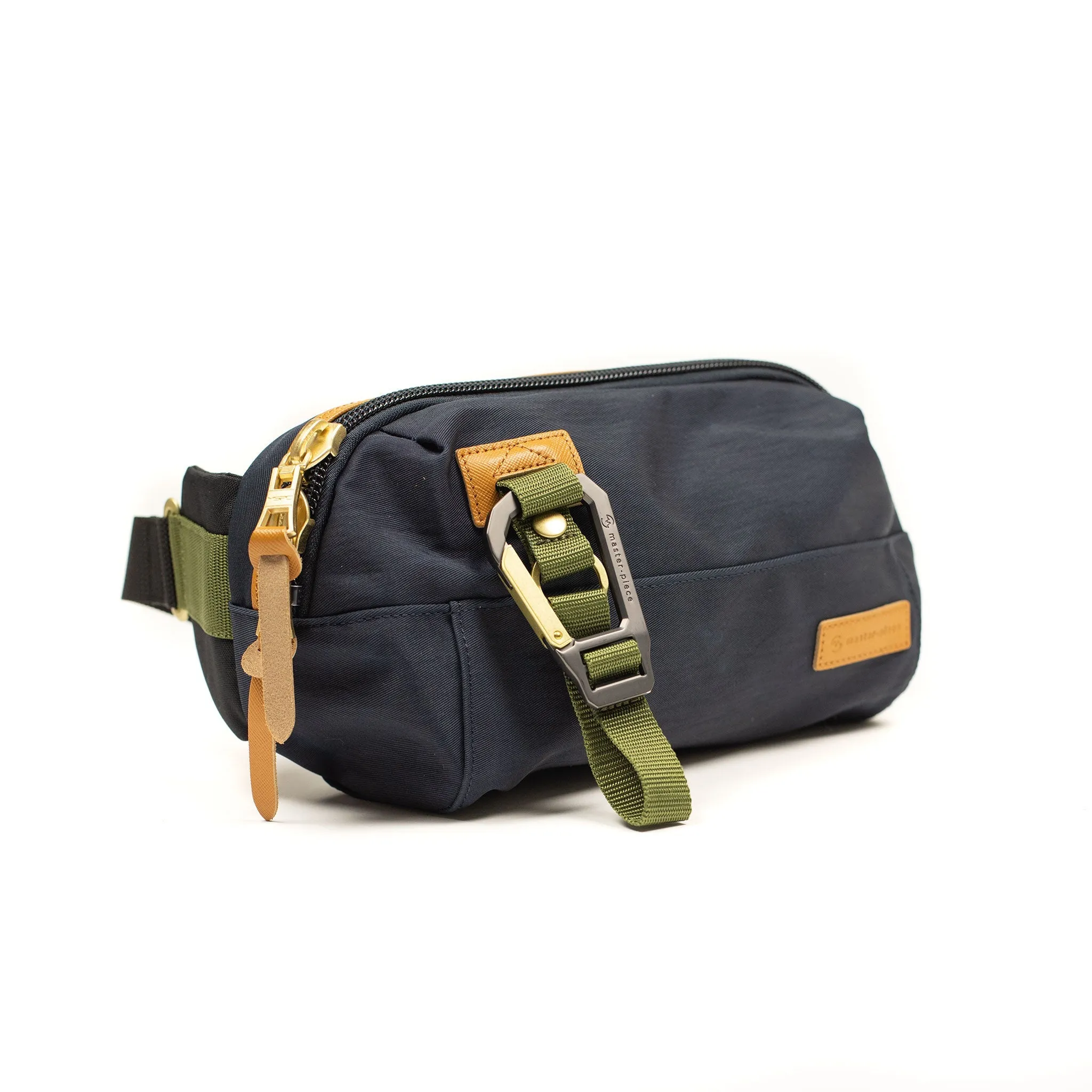 Link carry bag in navy shrunken nylon (restock)