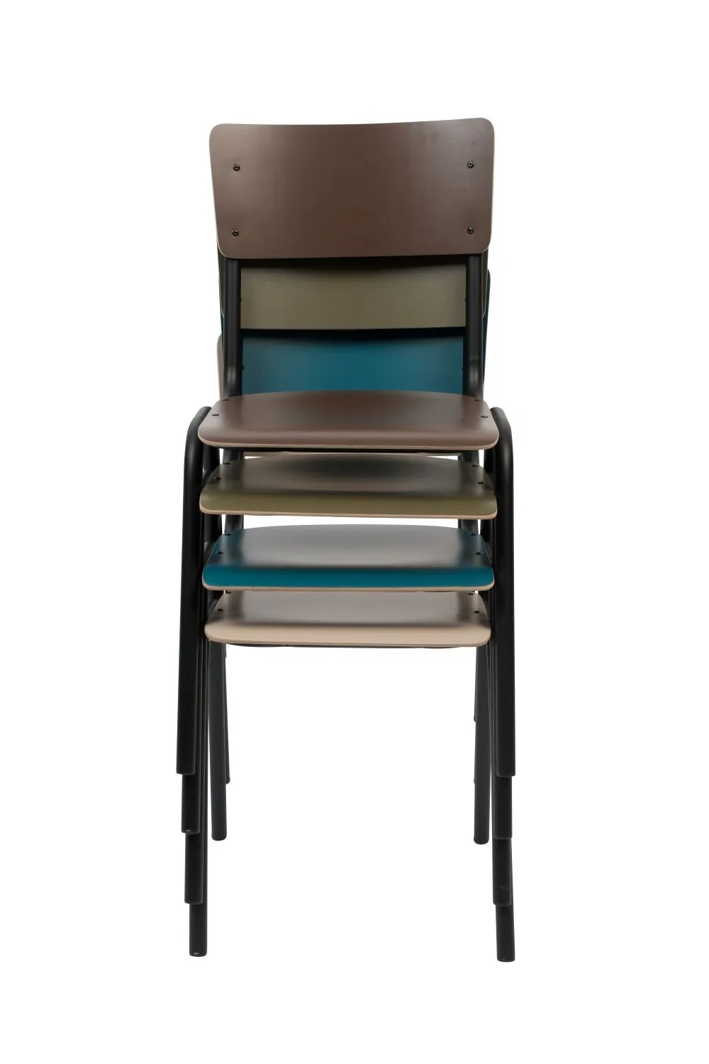 Matte Brown Dining Chairs (4) | Zuiver Back To School