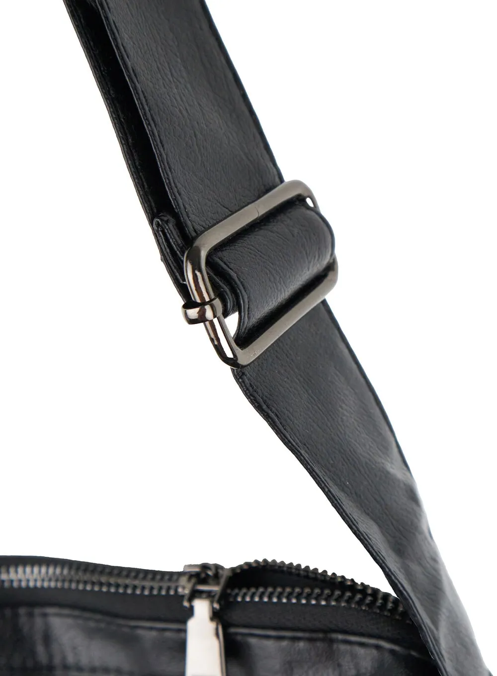 Men's Faux Leather Buckle Cross Bag IL418