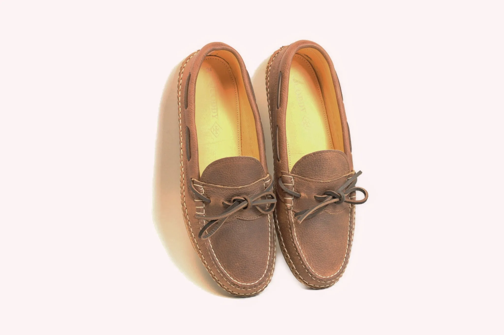 Mens Grizzly Moc: Brown Peanut