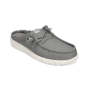 Men's Wally Slip Stretch Canvas Grey