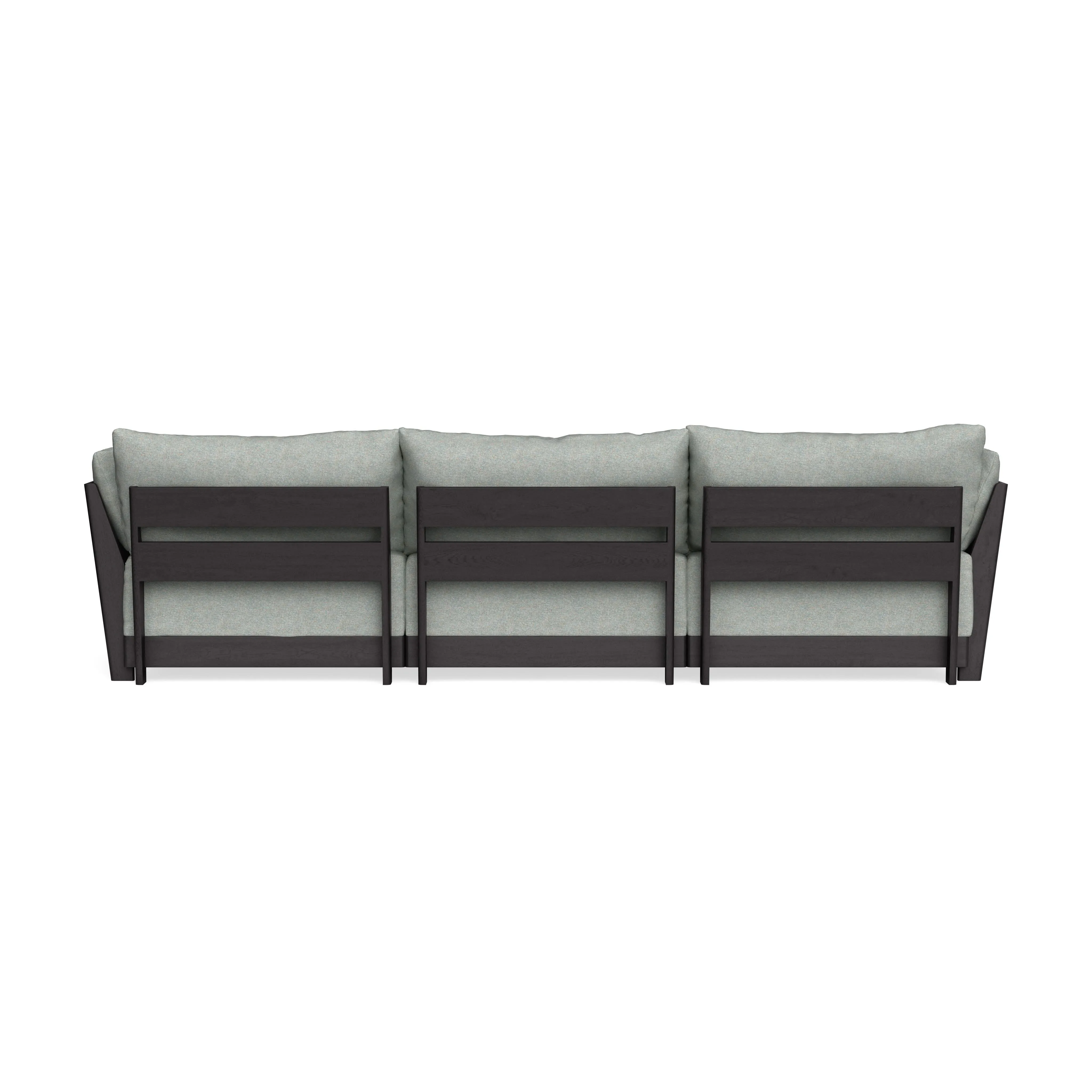 Modular Bondi Black 3-Seater Sofa in Spa | Classic Blend