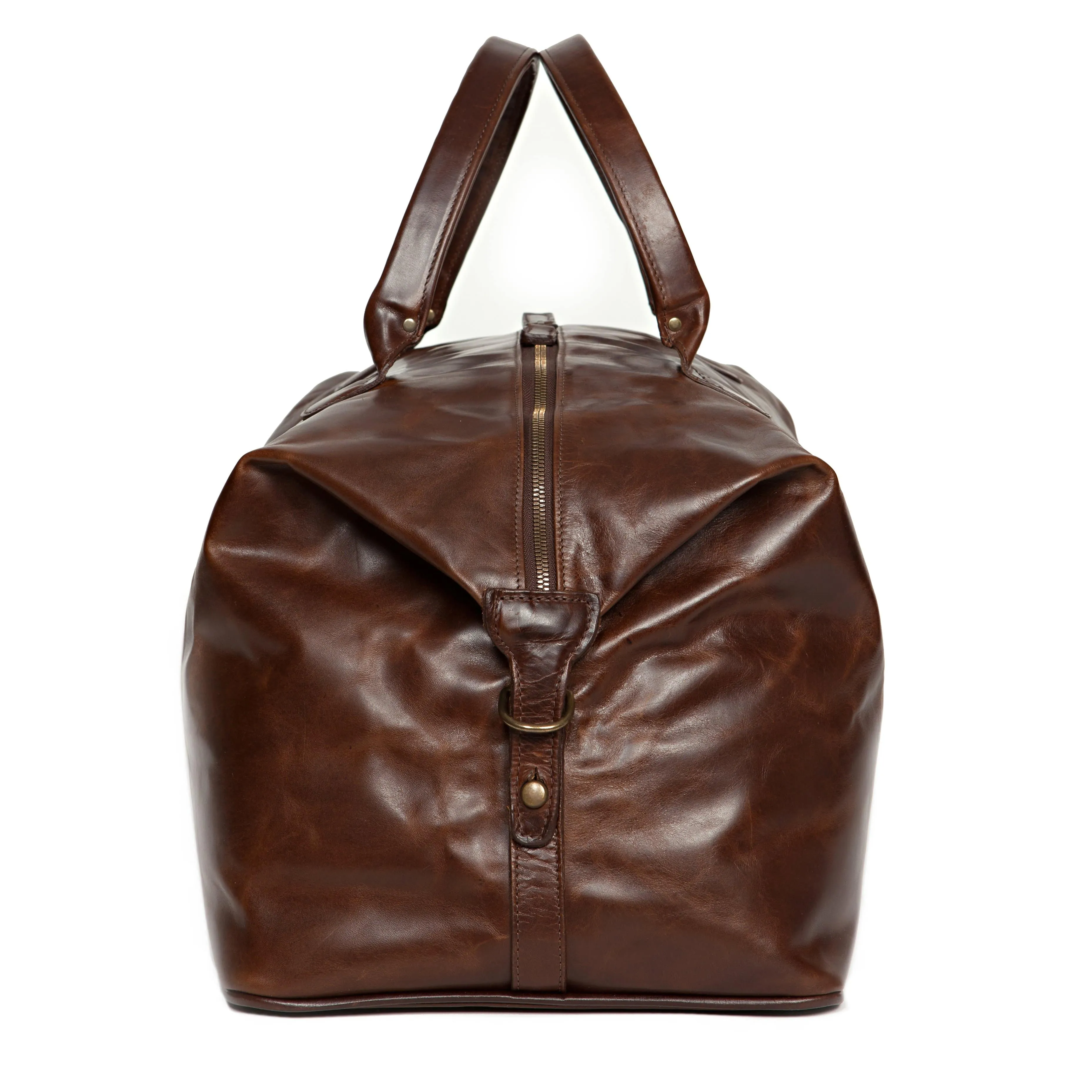 Moore & Giles- Benedict Weekend Bag Bompton Brown