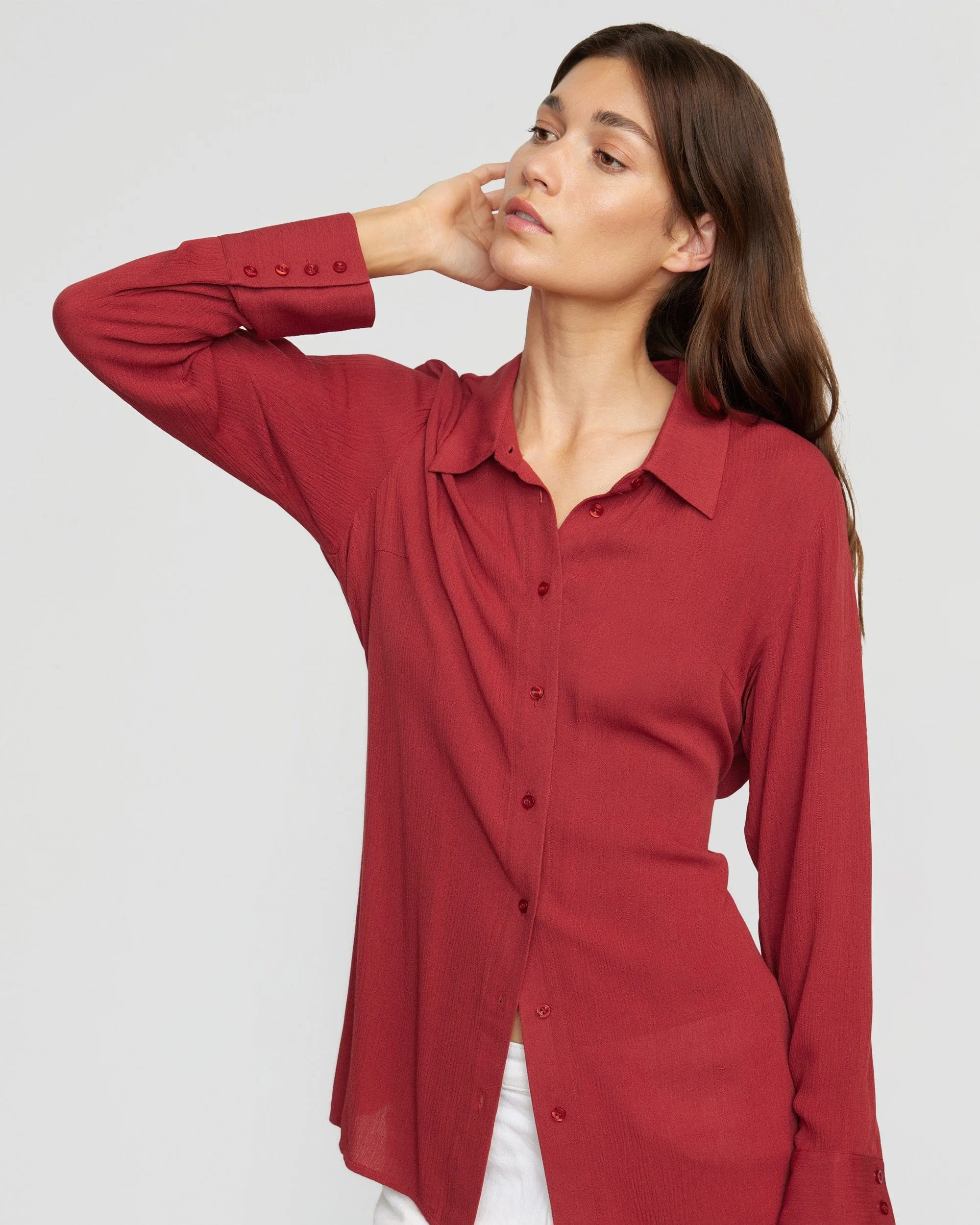 Navaz Tie-Back Shirt