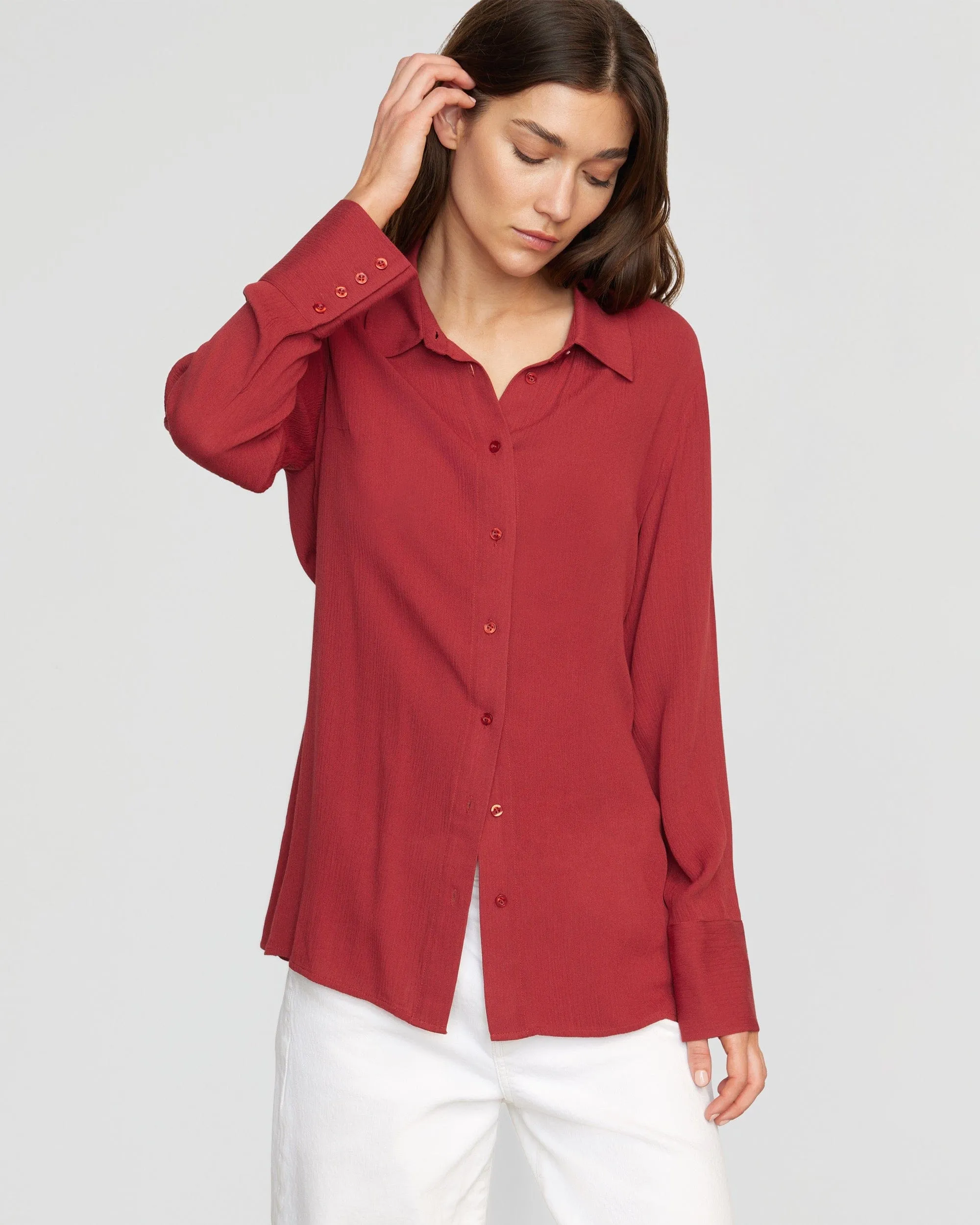 Navaz Tie-Back Shirt