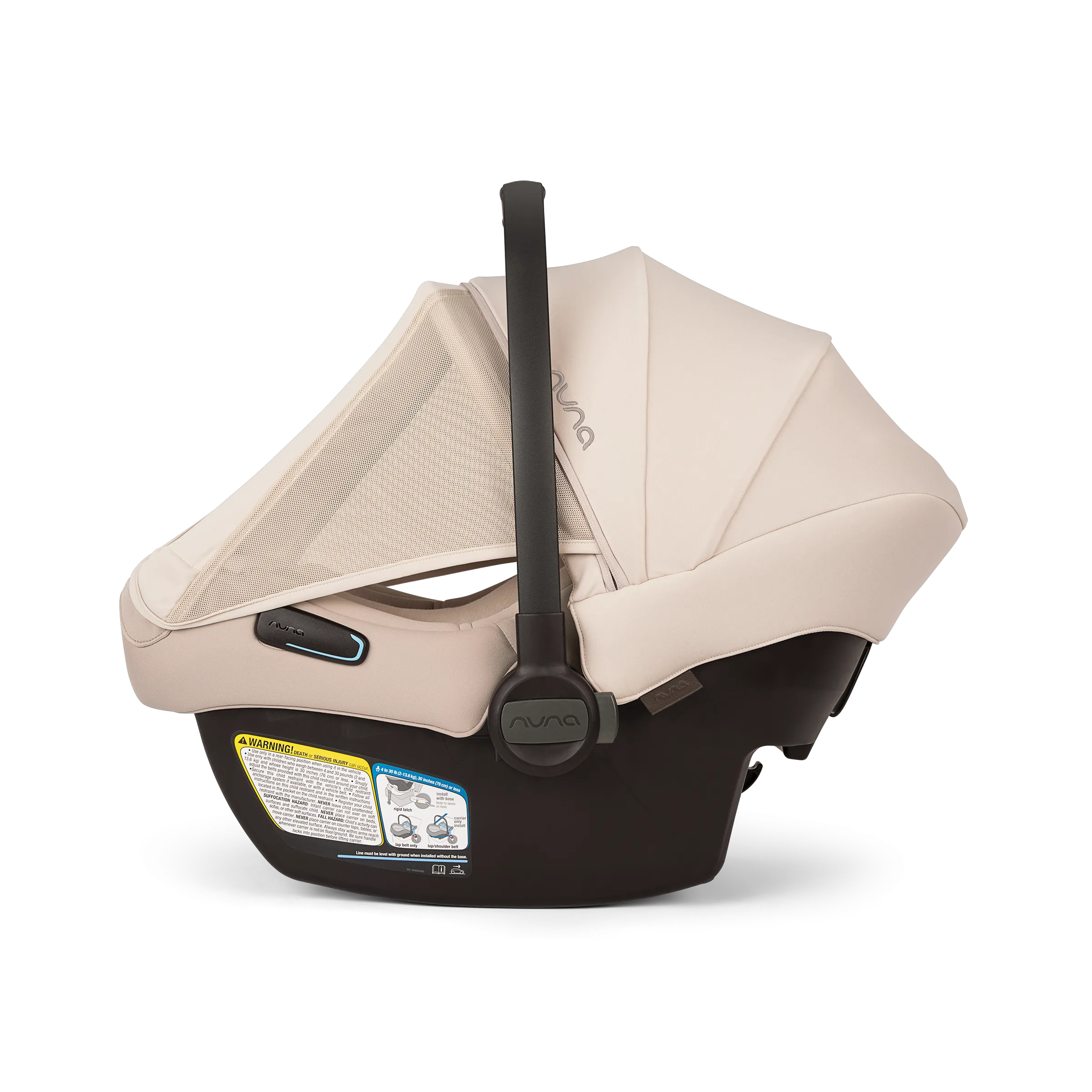 Nuna - Pipa Aire Infant Car Seat   Pipa Base - Biscotti