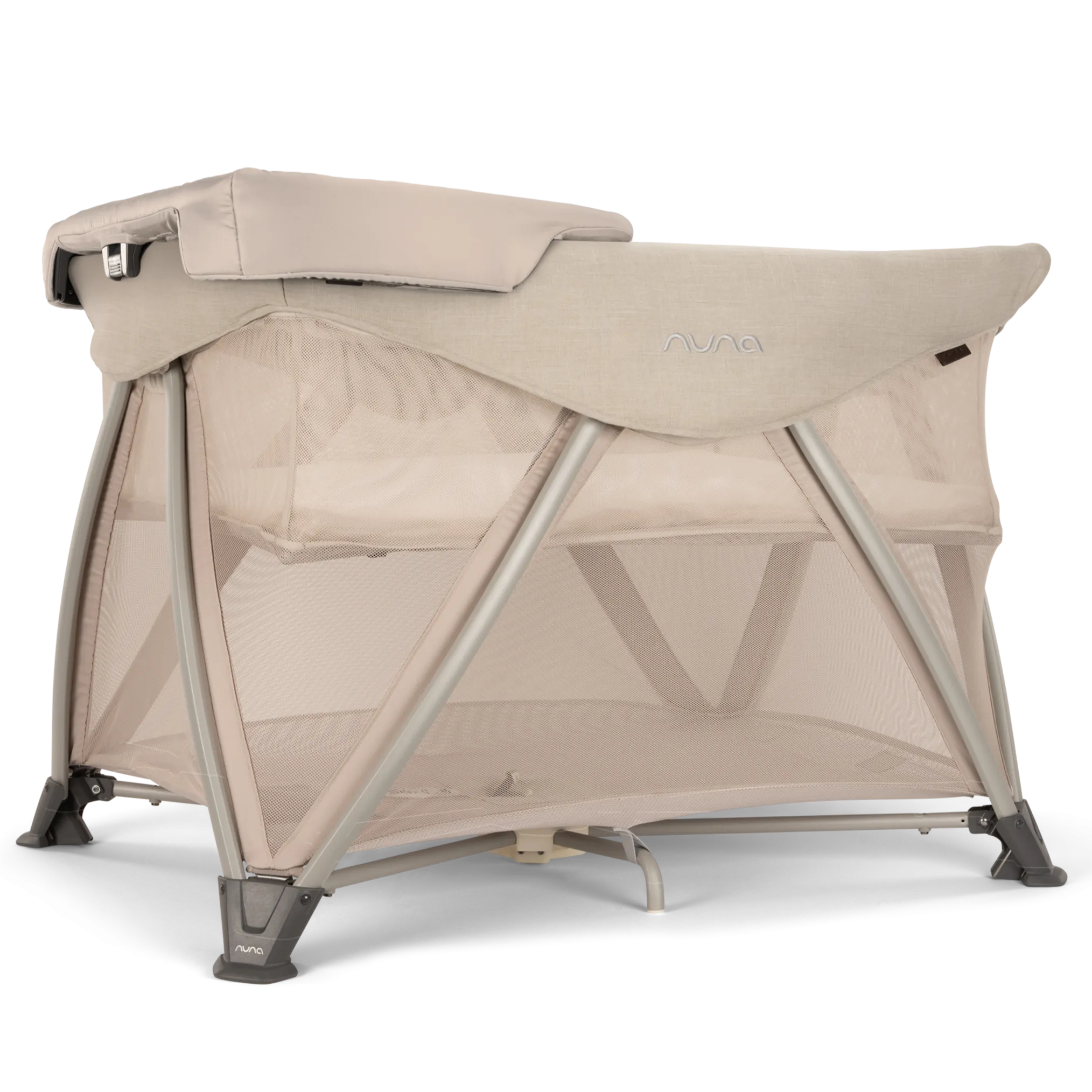 Nuna - Sena Aire   Zip-Off Bassinet    Changer - Biscotti