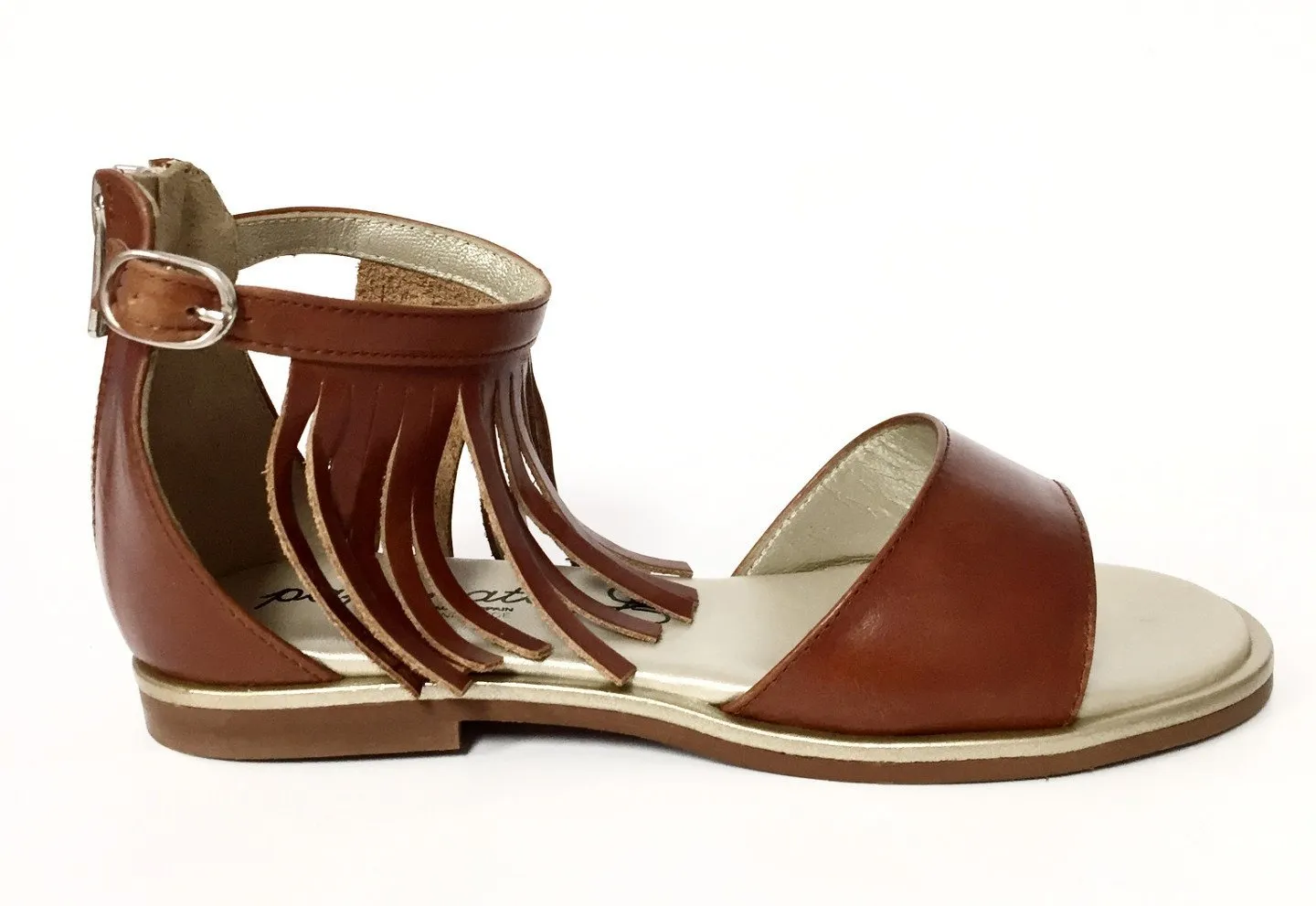 Papanatas Luggage Fringe Sandal