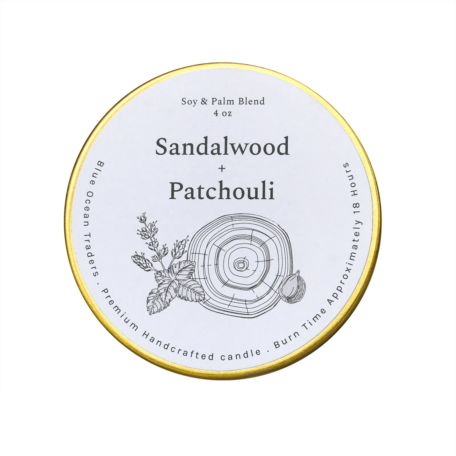 Sandalwood   Patchouli Travel Tin