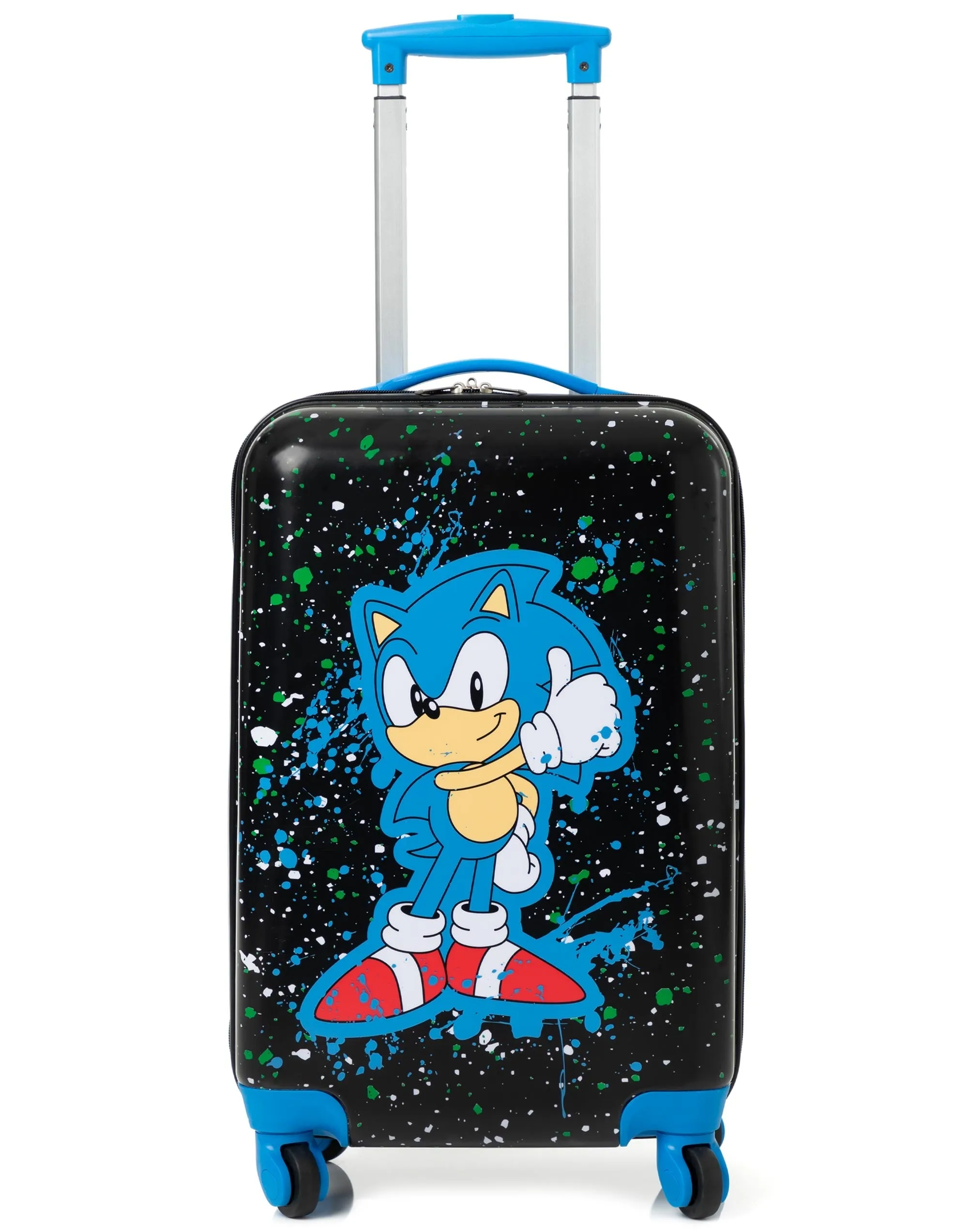 Sonic the Hedgehog Unisex Kids Black Medium Suitcase