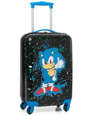 Sonic the Hedgehog Unisex Kids Black Medium Suitcase