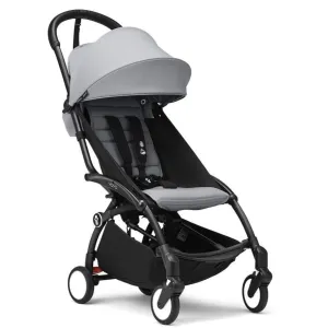 Stokke - YOYO 3 Stroller 6  - Black Frame   Stone