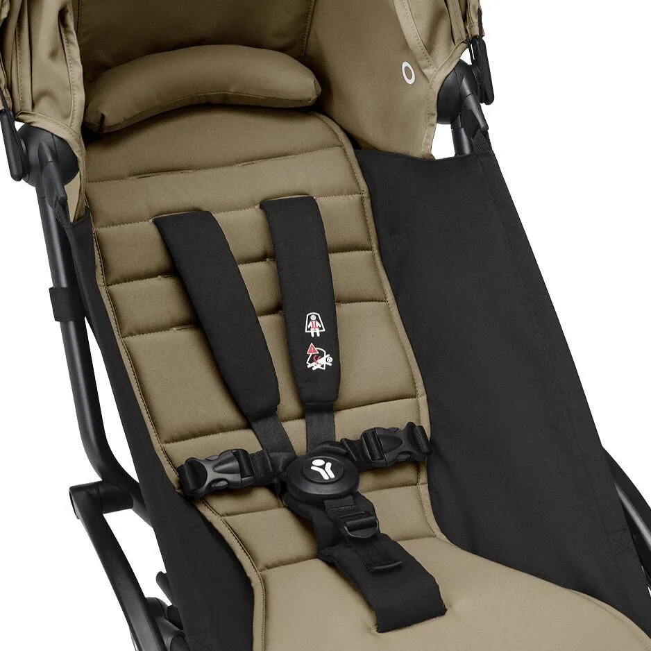 Stokke - YOYO 3 Stroller 6  - Black Frame   Toffee